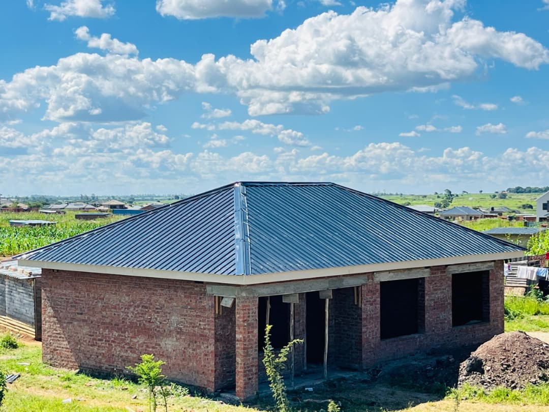 After roofing work